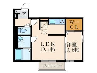 サニーコート　A棟の物件間取画像